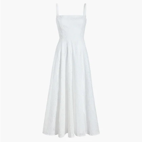 NWT Hill House Margot Dress in White Broderie Anglaise - size medium - Picture 2 of 5